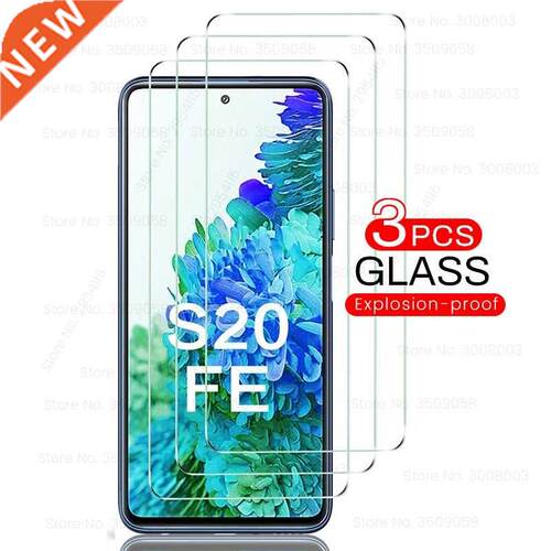 3PCS HD Clear Tempered Glass for Samsung Galaxy S20FE S20 FE
