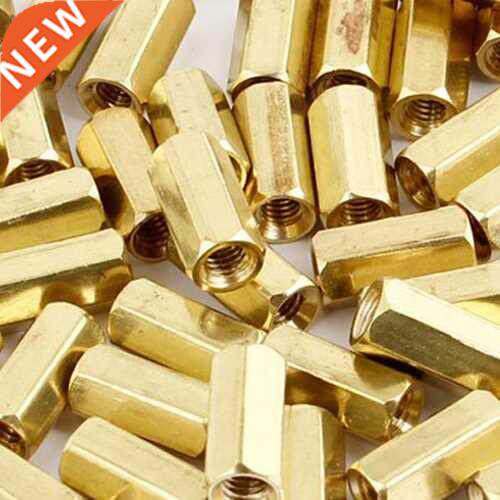 50Pcs M3 Male Thread Hex Standoff Hexagonal Spacer