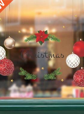 Merry Christmas Decoration for Home Wall Window Sticker