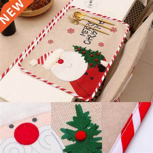 Christmas decoration placemat Knife and fork pad圣诞餐垫桌垫
