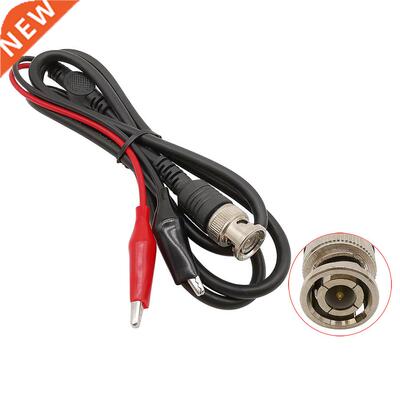 Length 1 Meter BNC Male to Dual Alligator Clips Oscilloscope