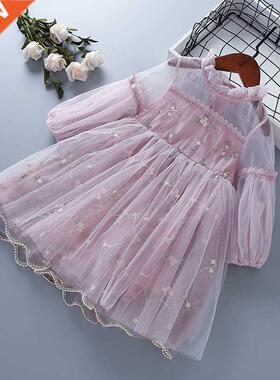 3-7 Year High quality girl clothes 2022 new spring faion c