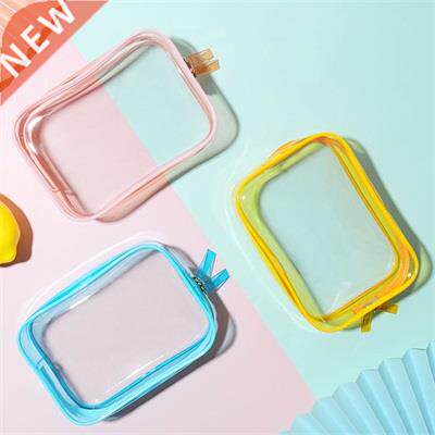 Travel PVC Cosmetic Bags Women Transparent Clear Zipper