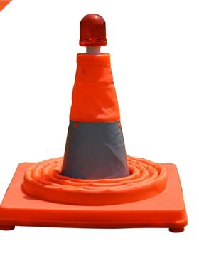 Telescopic Fding Road Cone Barricades Warning Sign Reflect
