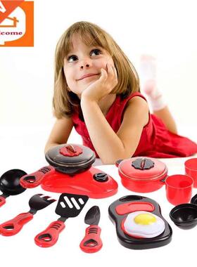 One Set Kitchen Cooking Toy Children DIY Beauty Plastic Ki