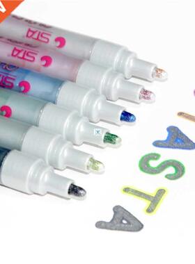 Double Line Pen Metallic Color Magic Outline Marker Pen DIY