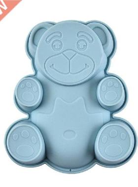 94PF Cartoon Bear Shaped Silicone Mold 3D Silicone Cake
