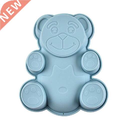 94PF Cartoon Bear Shaped Silicone Mold 3D Silicone Cake