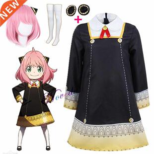 Anime SPY FAMILY Anya Forger Cosplay Costume Toddler Kids An