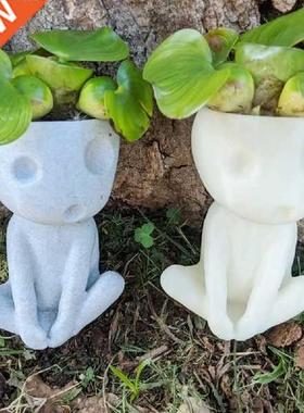 Fluorescent Flowerpot Humanoid Creative Crafts Decorations