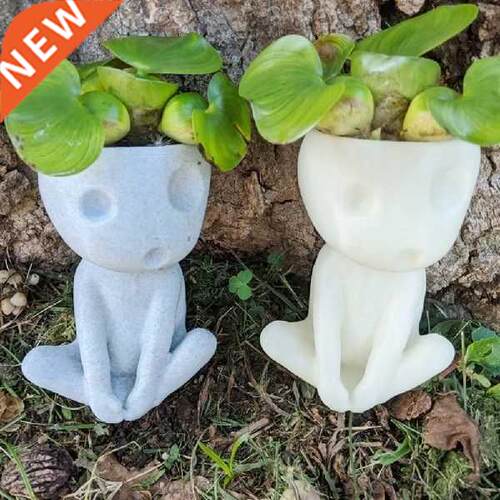 Fluorescent Flowerpot Humanoid Creative Crafts Decorations
