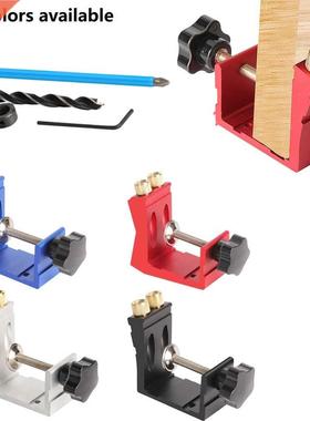 Woodworking Pocket Hole Drill Guide Dowel Jig 15 Degree Dril