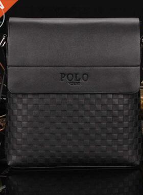 bag men Single Shoulder Messenger vertical PU leather