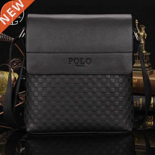 bag men Single Shoulder Messenger vertical PU leather