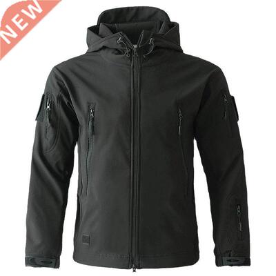 Mens Tactical Jacket Hiking Jackets ark Skin Soft ell Cl