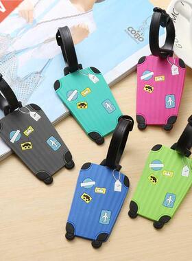 Ceative boading ass Suitcase Catoon Luggage Tags design