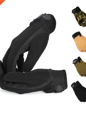 Mens Military Tactical Gloves Breathable Riding Non-Slip Wea
