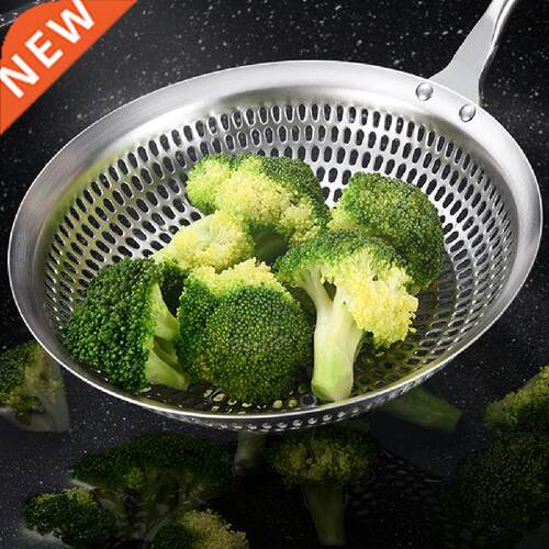 1pc Frying Oil Strainer Mesh Food Colander Spoon Filter