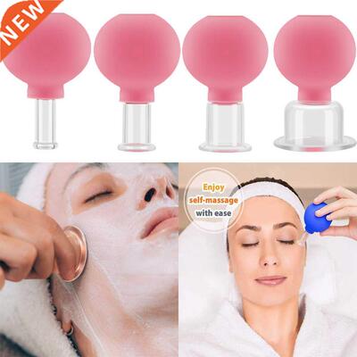 Rubber Massage Body Cups Vacuum Cupping Glasses Face Skin