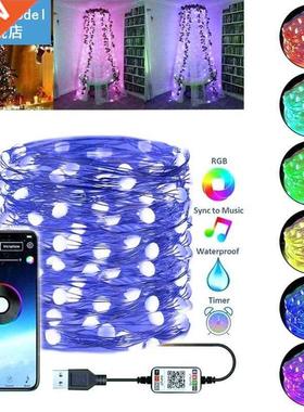 LED String Lights Christmas Tree Decoration Lights App Remot