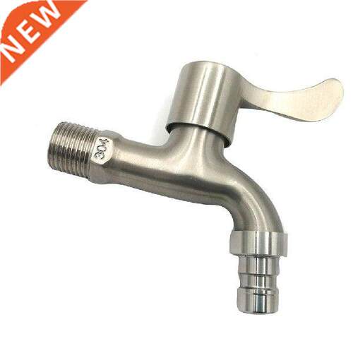 Wall Mount Washing Machine Faucet Stainless Steel Laundry