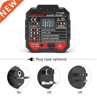 EU / US / UK Plug Electric Socket Tester HABOTEST Neutral E