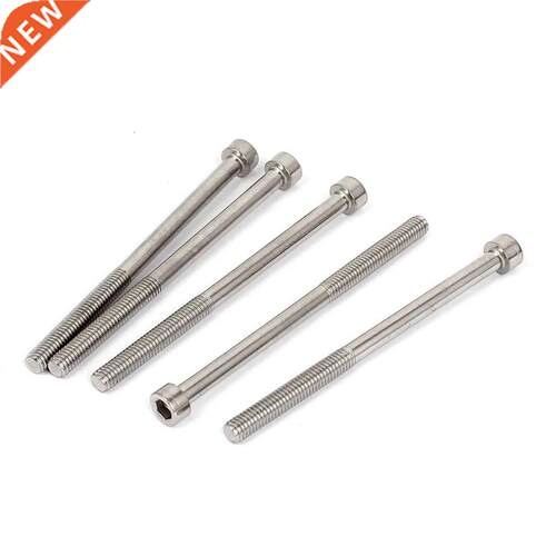 95mm Long M6x90mm Hex Head Socket Cap Screws 5pcs