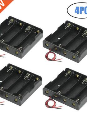 1pcs 4 X 18650 attery Holder Hard Pin atteries Case