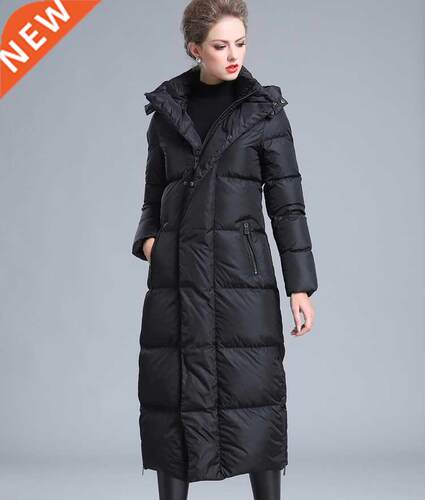 Women's winter clothing puffer zipper down coat big size 4XL