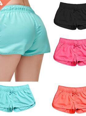 GAOKE New 2021 Summer Casual Shorts Women Fit Solid Availabl