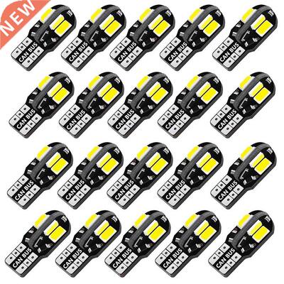 20CS W5W T10 LED Bulbs Canbus 570 8SMD 12V 6000K 194 168 L