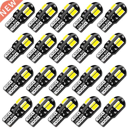 20CS W5W T10 LED Bulbs Canbus 570 8SMD 12V 6000K 194 168 L