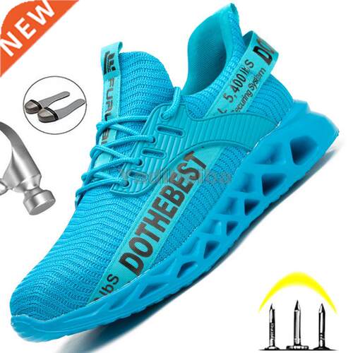 Steel Toe Safety Shoes for Women Men Lightweight Work Sneake