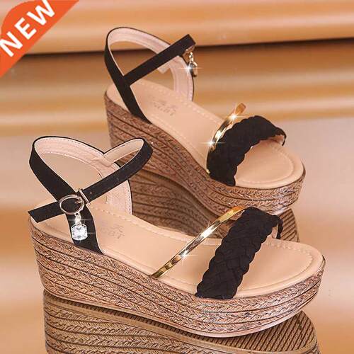 High Heels Women Summer Shoes Wedges Bohemian Women Sandals