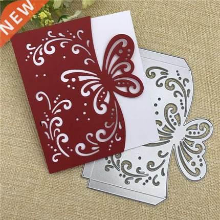 Butterfly envelope greeting card Metal Cutting Dies Stencil