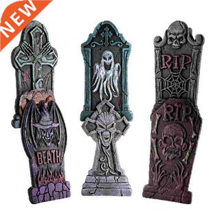 STOBOK 6PCS RIP Graveyard Tombstone Headstone Decorations