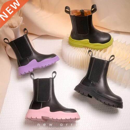 Children's shoes Quality leather British style Martin bo