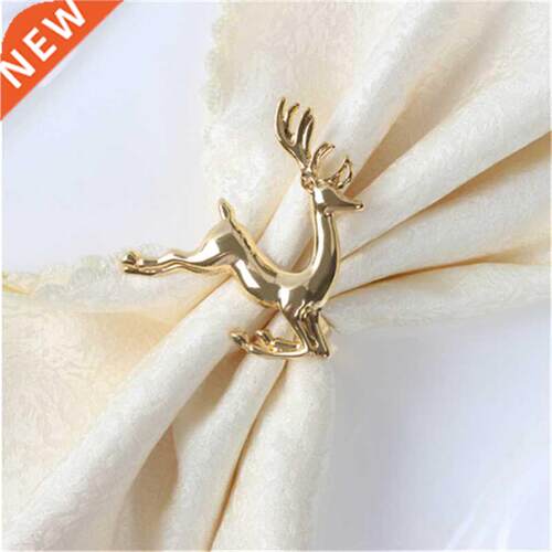 Chrimas Deer Napkin Ring Napkin Buckle Wedding Party