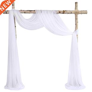 6-10 Meters Wedding Arch Drape Chiffon Fabric Draping Curtai