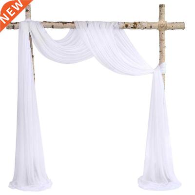 6-10 Meters Wedding Arch Drape Chiffon Fabric Draping Curtai