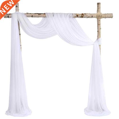 6-10 Meters Wedding Arch Drape Chiffon Fabric Draping Curtai