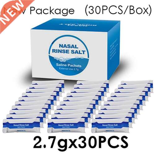 Nasal Wash Salt Rinse Mix Allergic Rhinitis Relief Nose Cav