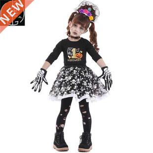 children's Halloween costume Easter skeleton ghost doll cosp