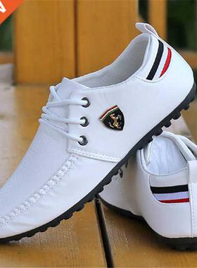 2022 White Flax Breathable Color Slip Men Driving Shoes Size
