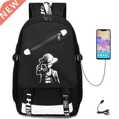 Anti-thief Children School Bags Boy Girl Anime Luminous Scho