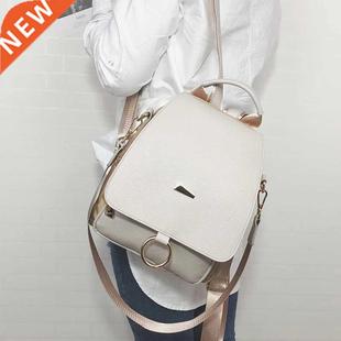Female backpack oulder bag women messenger PU leather and