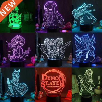 Anime Demon Slayer Acrylic Led Night Light Agatsuma Zenitsu