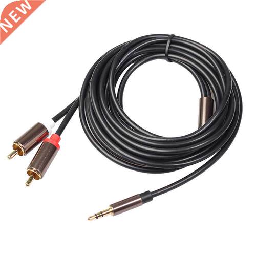 3.5 mm Jack to 2 Dual RCA Audio Cable 1/8 inch Male to 2RCA