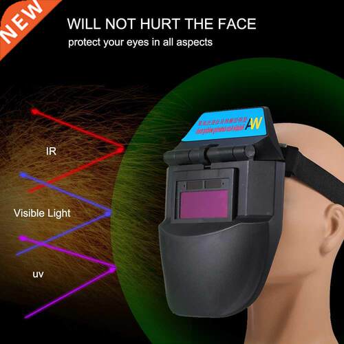 Adjustable Welding Helmet Auto Darkening Tig Mig Weld Weldin