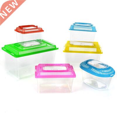 Portable Haneld Plastic Fish Tank Transparent Cutout